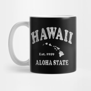 Vintage Hawaii Aloha state Hawaiian island chain Mug